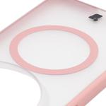 Carcasa Bizon MatteO cu MagSafe compatibila cu Vivo X300 Ultra, Roz 4 - lerato.ro
