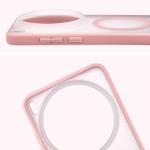 Carcasa Bizon MatteO cu MagSafe compatibila cu Vivo X300 Ultra, Roz 5 - lerato.ro