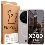 Carcasa Bizon MatteO cu MagSafe compatibila cu Vivo X300 Ultra, Roz 8 - lerato.ro