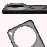 Carcasa Bizon MatteO cu MagSafe compatibila cu Vivo X300 Ultra, Negru 5 - lerato.ro