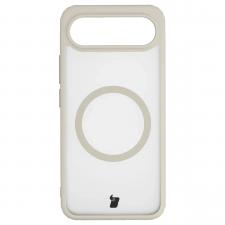Carcasa Bizon MatteO cu MagSafe compatibila cu Vivo X300 FE, Bej