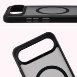 Carcasa Bizon MatteO cu MagSafe compatibila cu Vivo X300 FE, Negru 5 - lerato.ro