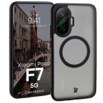 Carcasa Bizon MatteO cu MagSafe compatibila cu Xiaomi Poco F7, Negru 3 - lerato.ro