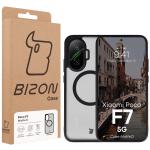Carcasa Bizon MatteO cu MagSafe compatibila cu Xiaomi Poco F7, Negru 8 - lerato.ro