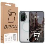 Carcasa Bizon MatteO cu MagSafe compatibila cu Xiaomi Poco F7, Gri 8 - lerato.ro