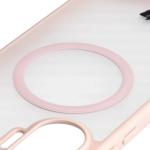 Carcasa Bizon MatteO cu MagSafe compatibila cu Xiaomi Poco F7, Roz 4 - lerato.ro