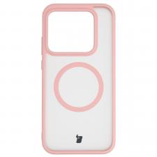 Carcasa Bizon MatteO cu MagSafe compatibila cu Realme GT 8 Pro, Roz