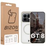 Carcasa Bizon MatteO cu MagSafe compatibila cu Realme GT 8 Pro, Bej 8 - lerato.ro