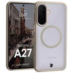 Carcasa Bizon MatteO cu MagSafe compatibila cu Samsung Galaxy A27 5G, Bej 3 - lerato.ro