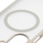Carcasa Bizon MatteO cu MagSafe compatibila cu Samsung Galaxy A27 5G, Bej 4 - lerato.ro