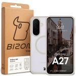 Carcasa Bizon MatteO cu MagSafe compatibila cu Samsung Galaxy A27 5G, Bej 8 - lerato.ro