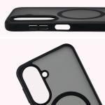 Carcasa Bizon MatteO cu MagSafe compatibila cu Samsung Galaxy A27 5G, Negru 5 - lerato.ro