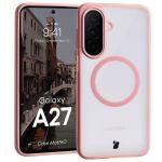 Carcasa Bizon MatteO cu MagSafe compatibila cu Samsung Galaxy A27 5G, Roz 3 - lerato.ro