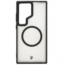 Carcasa Bizon MatteO cu MagSafe compatibila cu Samsung Galaxy S24 Ultra, Negru