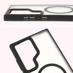 Carcasa Bizon MatteO cu MagSafe compatibila cu Samsung Galaxy S24 Ultra, Negru 5 - lerato.ro