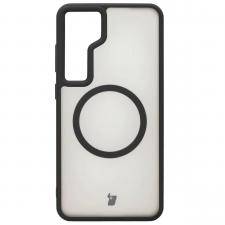 Carcasa Bizon MatteO cu MagSafe compatibila cu Samsung Galaxy S24 Plus, Negru
