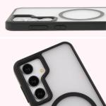 Carcasa Bizon MatteO cu MagSafe compatibila cu Samsung Galaxy S24, Negru 5 - lerato.ro