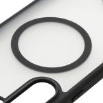 Carcasa Bizon MatteO cu MagSafe compatibila cu Samsung Galaxy S24 FE, Negru 4 - lerato.ro