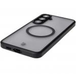 Carcasa Bizon MatteO cu MagSafe compatibila cu Samsung Galaxy S24 FE, Negru 7 - lerato.ro