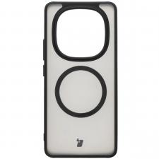 Carcasa Bizon MatteO cu MagSafe compatibila cu Xiaomi Redmi Note 14 Pro 5G / 14 Pro Plus 5G , Negru
