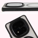 Carcasa Bizon MatteO cu MagSafe compatibila cu Xiaomi Redmi Note 14 Pro 5G / 14 Pro Plus 5G , Negru 5 - lerato.ro