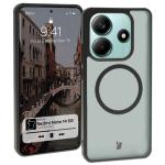 Carcasa Bizon MatteO cu MagSafe compatibila cu Xiaomi Redmi Note 14 5G, Negru 3 - lerato.ro