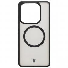 Carcasa Bizon MatteO cu MagSafe compatibila cu Xiaomi Redmi Note 14 5G, Negru