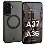 Carcasa Bizon MatteO cu MagSafe compatibila cu Samsung Galaxy A37 5G / A36 5G, Negru 3 - lerato.ro