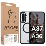 Carcasa Bizon MatteO cu MagSafe compatibila cu Samsung Galaxy A37 5G / A36 5G, Negru 8 - lerato.ro