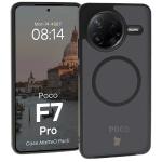 Kit protectie 2 in 1 BizonMobile, Carcasa Bizon MatteO si Folie sticla securizata Bizon Glass Edge, compatibil cu Xiaomi Poco F7 Pro, Negru 4 - lerato.ro