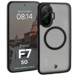 Kit protectie 2 in 1 BizonMobile, Carcasa Bizon MatteO si Folie sticla securizata Bizon Glass Edge, compatibil cu Xiaomi Poco F7, Negru 4 - lerato.ro