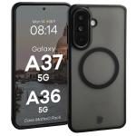 Kit protectie 2 in 1 BizonMobile, Carcasa Bizon MatteO si Folie sticla securizata Bizon Glass Edge, compatibil cu Samsung Galaxy A37 5G / A36 5G, Negru 4 - lerato.ro