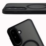 Kit protectie 2 in 1 BizonMobile, Carcasa Bizon MatteO si Folie sticla securizata Bizon Glass Edge, compatibil cu Samsung Galaxy A37 5G / A36 5G, Negru 6 - lerato.ro
