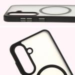 Kit protectie 2 in 1 BizonMobile, Carcasa Bizon MatteO si Folie sticla securizata Bizon Glass Edge, compatibil cu Samsung Galaxy S25, Negru 6 - lerato.ro