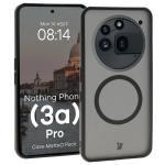 Kit protectie 2 in 1 BizonMobile, Carcasa Bizon MatteO si Folie sticla securizata Bizon Glass Edge, compatibil cu Nothing Phone (3a) Pro, Negru 4 - lerato.ro