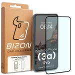 Kit protectie 2 in 1 BizonMobile, Carcasa Bizon MatteO si Folie sticla securizata Bizon Glass Edge, compatibil cu Nothing Phone (3a) Pro, Gri 10 - lerato.ro