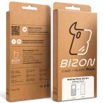 Kit protectie 2 in 1 BizonMobile, Carcasa Bizon MatteO si Folie sticla securizata Bizon Glass Edge, compatibil cu Nothing Phone (3a) Pro, Gri 11 - lerato.ro