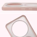 Kit protectie 2 in 1 BizonMobile, Carcasa Bizon MatteO si Folie sticla securizata Bizon Glass Edge, compatibil cu Nothing Phone (3a) Pro, Roz 6 - lerato.ro
