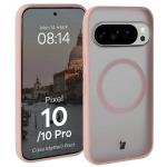 Kit protectie 2 in 1 BizonMobile, Carcasa Bizon MatteO si Folie sticla securizata Bizon Glass Edge, compatibil cu Google Pixel 10 / 10 Pro, Roz 4 - lerato.ro