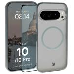 Kit protectie 2 in 1 BizonMobile, Carcasa Bizon MatteO si Folie sticla securizata Bizon Glass Edge, compatibil cu Google Pixel 10 / 10 Pro, Gri 2 - lerato.ro