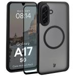 Kit protectie 2 in 1 BizonMobile, Carcasa Bizon MatteO si Folie sticla securizata Bizon Glass Edge, compatibil cu Samsung Galaxy A17 5G, Negru 2 - lerato.ro