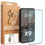 Kit protectie 2 in 1 BizonMobile, Carcasa Bizon MatteO si Folie sticla securizata Bizon Glass Edge, compatibil cu Oppo Find X9, Negru 10 - lerato.ro
