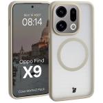 Kit protectie 2 in 1 BizonMobile, Carcasa Bizon MatteO si Folie sticla securizata Bizon Glass Edge, compatibil cu Oppo Find X9, Bej 4 - lerato.ro