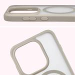 Kit protectie 2 in 1 BizonMobile, Carcasa Bizon MatteO si Folie sticla securizata Bizon Glass Edge, compatibil cu Oppo Find X9, Bej 6 - lerato.ro