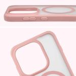Kit protectie 2 in 1 BizonMobile, Carcasa Bizon MatteO si Folie sticla securizata Bizon Glass Edge, compatibil cu Oppo Find X9, Roz 6 - lerato.ro