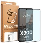 Kit protectie 2 in 1 BizonMobile, Carcasa Bizon MatteO si Folie sticla securizata Bizon Glass Edge, compatibil cu Vivo X300 Ultra, Negru 10 - lerato.ro