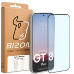 Kit protectie 2 in 1 BizonMobile, Carcasa Bizon Angelo si Folie sticla securizata Bizon Glass Edge, compatibil cu Realme GT 8 Pro, Bej 9 - lerato.ro