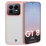 Kit protectie 2 in 1 BizonMobile, Carcasa Bizon Angelo si Folie sticla securizata Bizon Glass Edge, compatibil cu Realme GT 8 Pro, Roz 4 - lerato.ro