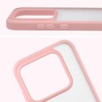 Kit protectie 2 in 1 BizonMobile, Carcasa Bizon Angelo si Folie sticla securizata Bizon Glass Edge, compatibil cu Realme GT 8 Pro, Roz 5 - lerato.ro