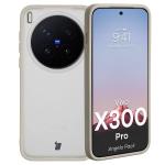 Kit protectie 2 in 1 BizonMobile, Carcasa Bizon Angelo si Folie sticla securizata Bizon Glass Edge, compatibil cu Vivo X300 Pro, Bej 4 - lerato.ro